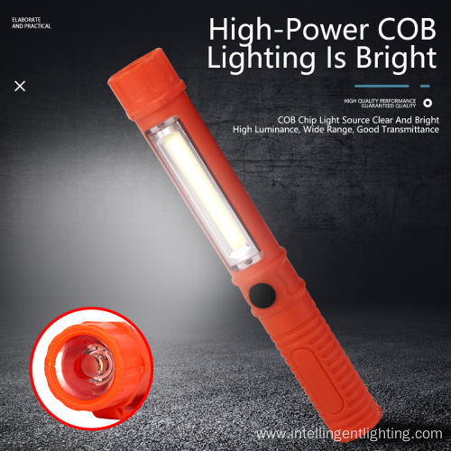 Car Emergency Work Flashlight With Magnet And Clip